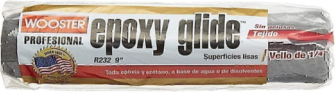 Wooster Brush R232-9 Epoxy Glide Roller Cover, 1/4-Inch Nap, 9-Inch (1, 9...