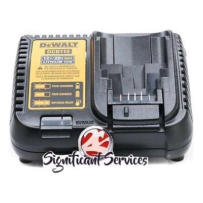 New DeWalt Genuine DCB115 Rapid 12V 20V MAX Li-Ion Cordless Battery Charger Fast