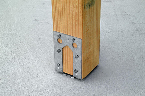 Simpson Strong-Tie PB Galvanized Non-Standoff Post Base for 4x4 (Pack of 10)