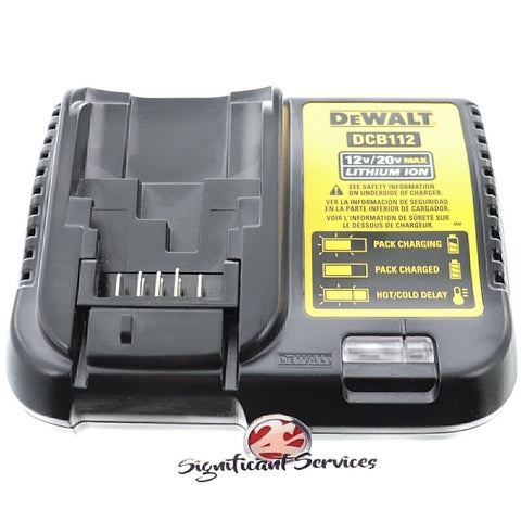 DEWALT DCB112 12V 20V MAX Li-ion Cordless Battery Charger Replace DCB115