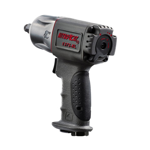AIRCAT NitroCat 1375-XL 1/2" Mini Composite Pneumatic Impact Wrench Twin Clutch