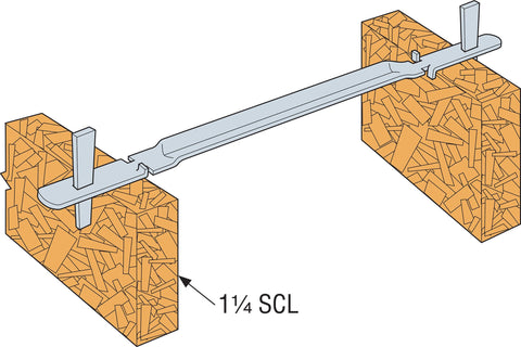 Simpson Strong-Tie Galvanized WT8 Wedge Tie 2X formboard 8" Wall Thickness 250ct