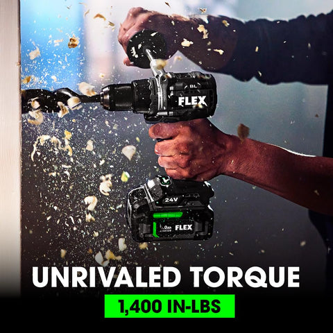 FLEX FX1171T-Z 24V Brushless Cordless 1/2" 2-Speed Drill Driver Turbo Mode New