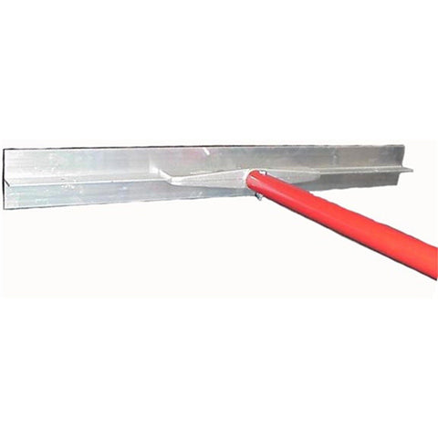 MARSHALLTOWN RED700031C Asphalt Lute Rake, Plain 36 Inch Blade, 72 Inch Aluminum Handle, T Connector, Made in the USA