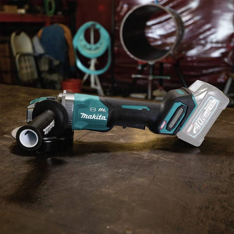 Makita GAG13Z 40V MAX XGT Brushless Lithium-Ion 5 in. Cordless X-LOCK Paddle Switch Angle Grinder (Tool Only)
