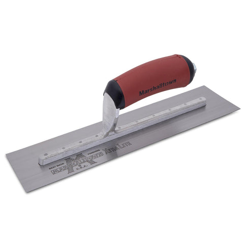 MARSHALLTOWN MXS4D High Carbon Steel Finishing Trowel, 4 3/4 x 11 1/2 Inch Concrete, Masonry and Drywall Finishing Tool, Made in the USA