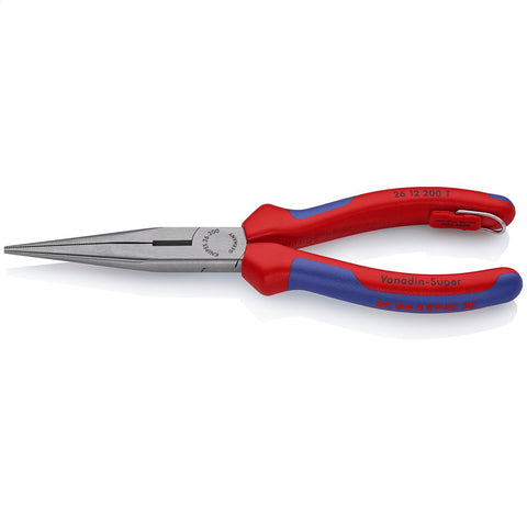 Knipex 2612200TBKA Long Nose Pliers w/ Cut-Tethered