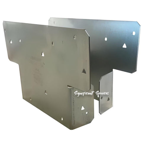 Simpson Strong Tie AC6 Adjustable Framing Post Cap Galvanized Steel 2 Pack