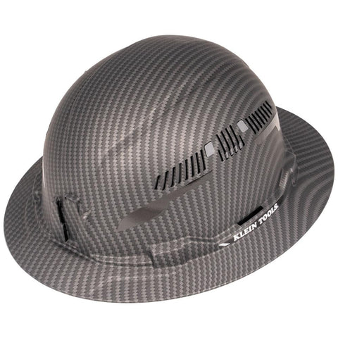 Klein Tools 60626 Vented Full Brim KARBN Hard Hat Type 1 Class C 4-Point