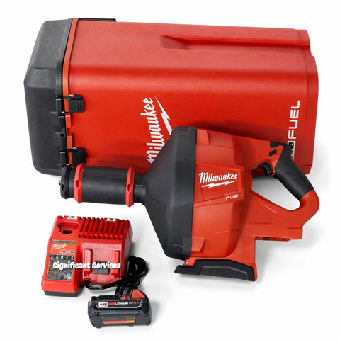 Milwaukee 2772A-21 18-Volt Cordless Fuel Drain Snake with Cable Drive Kit