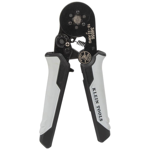 Klein Tools 34056 Ferrule Crimping Tool Hex Crimper Pliers 10-22 AWG Terminals