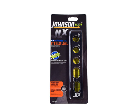 Johnson Level & Tool 5700-0800 8" Magnetic Billet Torpedo Level*