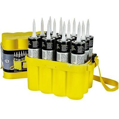 Legacy GCB12 Porta-Pak 12 Pack Grease Caulk Tube Storage Carry Box Case