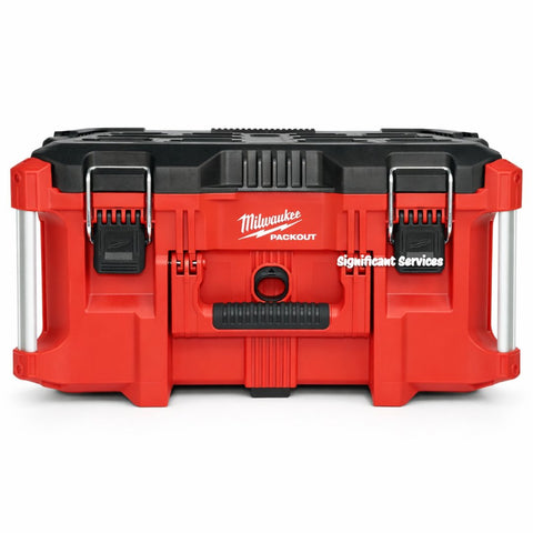 Milwaukee 48-22-8425 PACKOUT 100-Pound Capacity Polymer Packout Large Tool Box