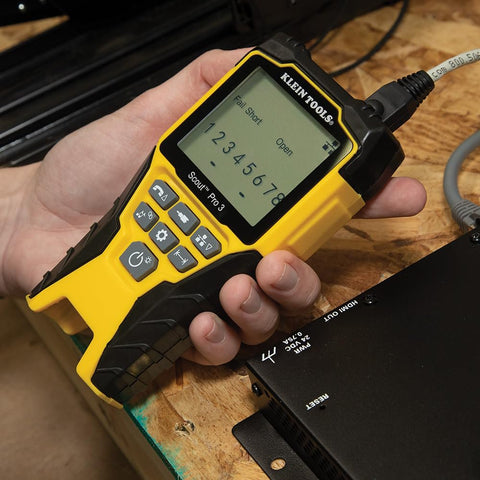 Klein Tools VDV501-851 Cable Tester Kit Scout Pro 3 Ethernet Data Coax Phone