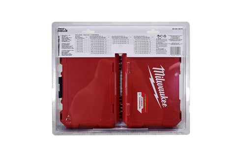 Milwaukee 48-89-4672 SHOCKWAVE 29PC Impact Duty RED HELIX Titanium Drill Bit Set