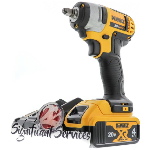 DEWALT DCF883B 20V 20 Volt Max Lithium Ion 3/8" Impact w Hog Ring 4.0 Ah Kit