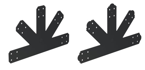 Simpson Strong-Tie APGP1212 Outdoor Accents Mission Gable Plate 12:12 Pitch