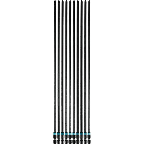Makita A-99225 ImpactX #1 Phillips 12in Power Bit 10 Pack Shockwave Ready