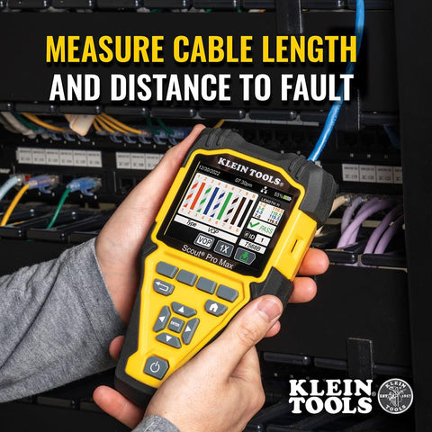 Klein VDV501-770 Scout Pro Max Cable Tester Ethernet Coax Phone Test Map Remotes