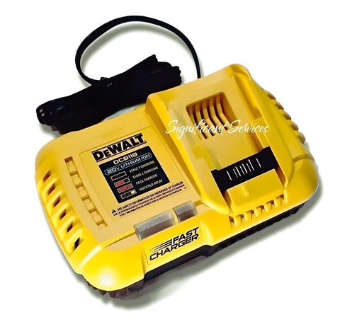 DeWALT DCB118 Flexvolt 20V 60V MAX Rapid Fast Li-Ion Genuine Battery Charger