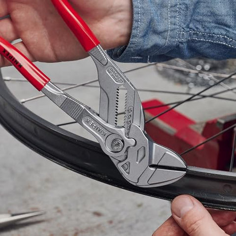 KNIPEX Tools 8603250 Adjustable Pliers Wrench Smooth Jaws Chrome Finish 10" in.