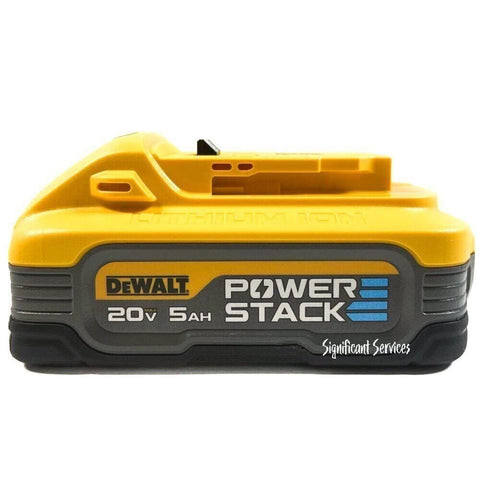 DEWALT DCBP520 20V MAX Compact Rechargeable 5Ah Lithium Ion POWERSTACK Battery