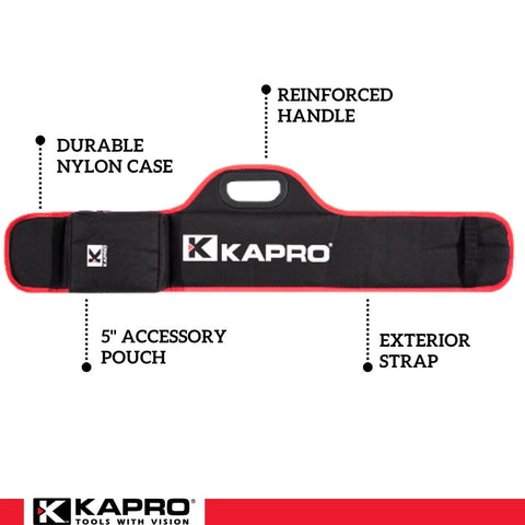 Kapro CASE48 Carrying Case Storage Bag for Levels Durable Nylon Carry 48 Inch