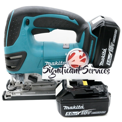 Makita XVJ03Z 18V 18 Volt LXT Li-Ion Jigsaw Cordless BL1850B 5.0 Ah Batteries