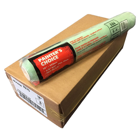 Wooster Brush R275 18 inch Painter's Choice Roller Cover, 3/8 inch Nap, Pack of 6