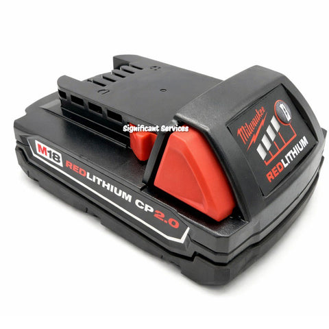 Milwaukee 48-11-1820 M18 RED LITHIUM Li-Ion CP 2.0Ah Compact Battery 18V