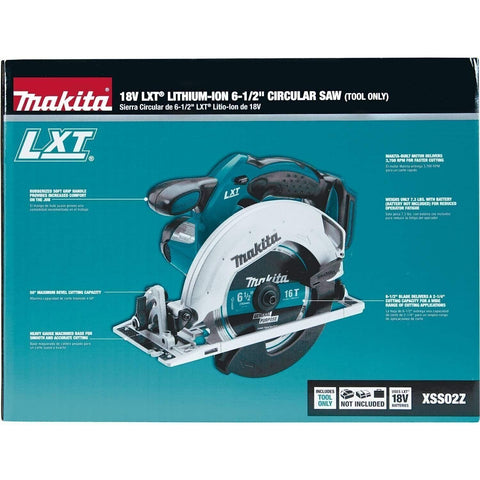 New Makita XSS02Z 18V LXT Lithium-Ion Cordless 6-1/2" Circular Saw New in Box