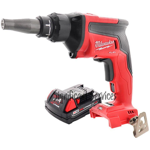 Milwaukee 2866-20 M18 Fuel 18V Li-Ion Cordless Brushless Drywall Screw Gun 1.5 Ah