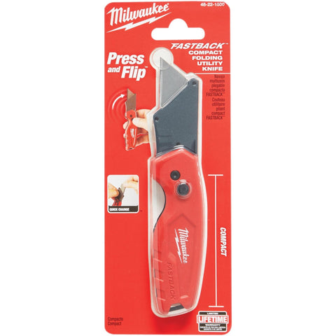 Milwaukee 48 - 22 - 1500 Fastback Compact Folding Utility Knife - SIGNIFICANTSERVICES.COM