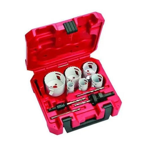 Milwaukee 49-22-4095 Hole Dozer Electricians Ice Hardened Hole Saw Kit 10Pc NEW