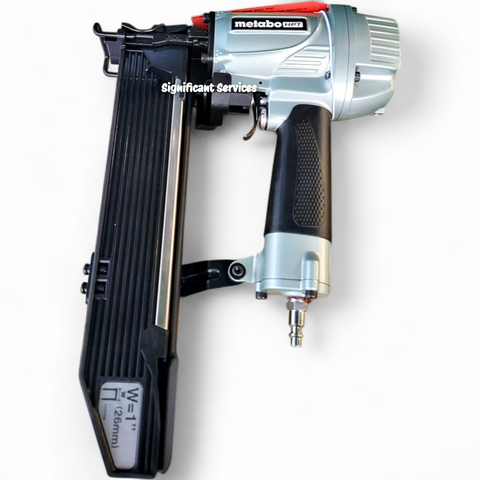 Metabo HPT N5024A2 Stapler Pneumatic Nailers Lathing 16 Gauge 1" Width 2" Length