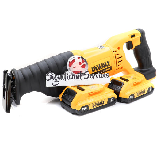 Dewalt DCS381 Cordless Battery Reciprocating Saw Variable Speed 2.0 Batteries