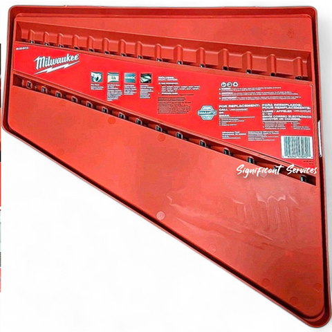 New Milwaukee 48-22-9413 15pc SAE Flex Head Wrench Set Mechanics Chrome Tool Kit