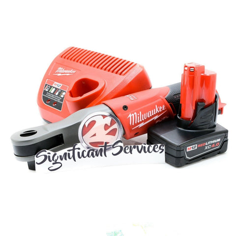 Milwaukee 2558-20 M12 Cordless Brushless 1/2" Compact Ratchet 4.0 Ah Battery Kit
