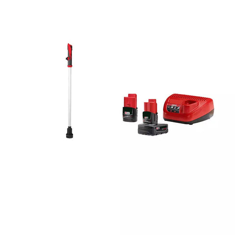 Milwaukee Stick Transfer Pump Kit 2579-20 M12 12V Stick Transfer Pump w/ 4AH and 2AH Starter Kit