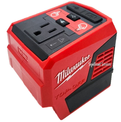 Milwaukee 2846-50 M18 TOP-OFF 175-Watt Cordless Power Supply Inverter M18 5.0...