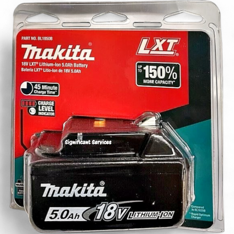 Makita BL1850B 18V LXT® Lithium-Ion 5.0Ah Battery