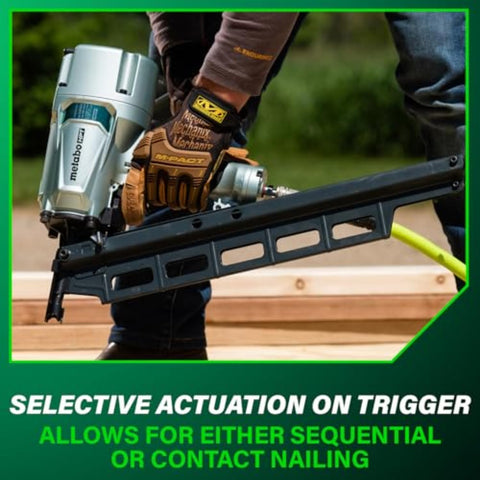 Metabo HPT NR83A5(S) 21 Degree 3-1/4" Pro Pneumatic Rear Load Framing Nailer