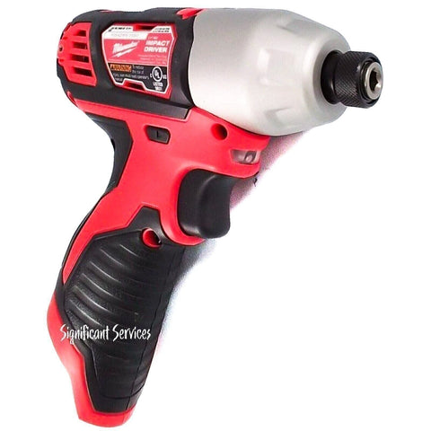 Milwaukee 2462-20 M12 12V Lithium Ion 1/4" Cordless Hex Impact Driver Tool Only