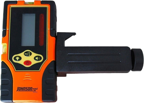 Johnson Level 40-6715 Two-Sided Laser Detector w/Clamp for Red Beam Rotary Lasers