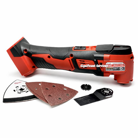 Milwaukee 2626-20 M18 18V Multi-Tool 18,000 OPM w/ Blades Sanding Pad Bare Tool