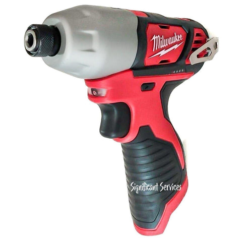Milwaukee 2462-20 M12 12V Lithium Ion 1/4" Cordless Hex Impact Driver Tool Only