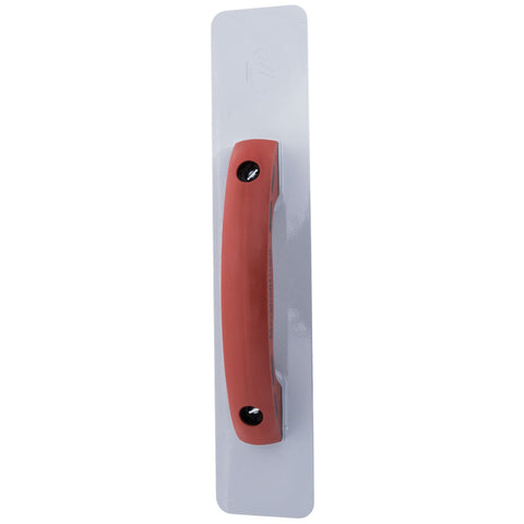 MARSHALLTOWN 148RD Cast Magnesium Hand Float, 16 Inch x 3-1/8 Inch, Concrete Float, Concrete Finishing Tool, Provides a Smooth Finish, DuraSoft Handle, Large Round Handle Style, Made in the USA