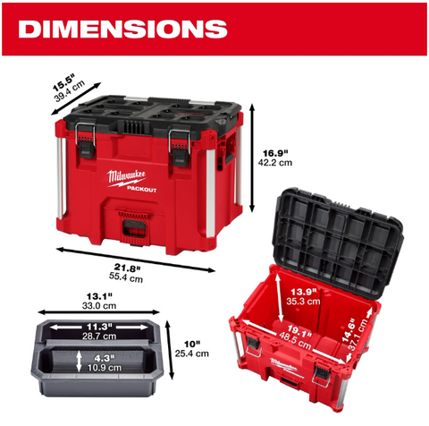 Milwaukee 48-22-8423 PACKOUT™ XL Tool Box