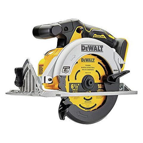 DEWALT 20V MAX* Circular Saw, 6-1/2-Inch, Cordless, Tool Only (DCS565B)